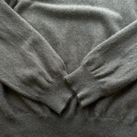 Cashmere Joseph & Lyman Pull Over V-Neck Sweater XL Brown - Picture 7 of 11